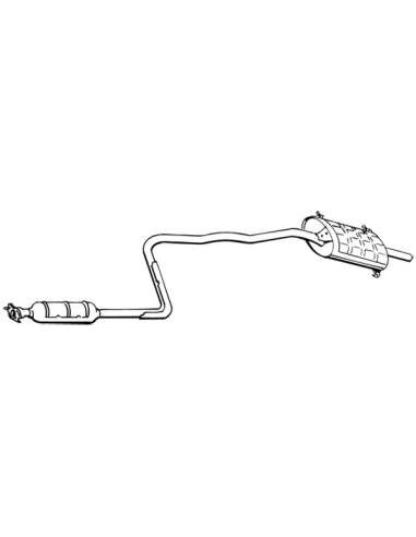 Silenciador posterior Walker 14780 - SUZUKI Swift GL