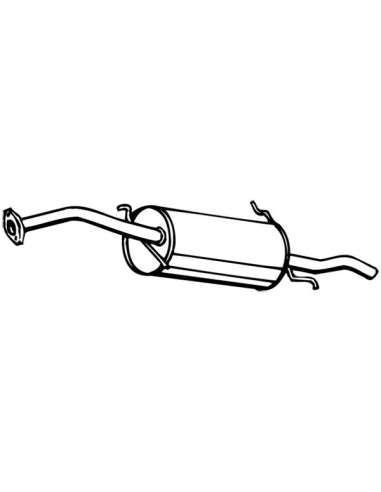 Silenciador posterior Walker 15040 - MAZDA 323 1300/Cat 6/89-/1600