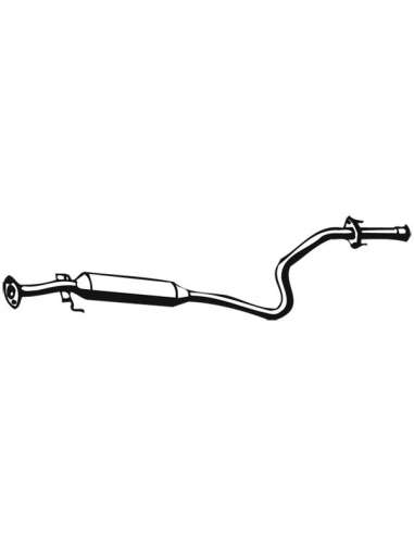 silenciador del medio Walker 15127 - ROVER 214/414 10/92- IS