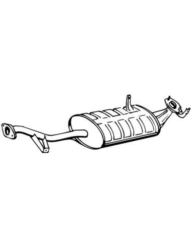 silenciador del medio Walker 15178 - SUZUKI Vitara 1.6 10/88- RS