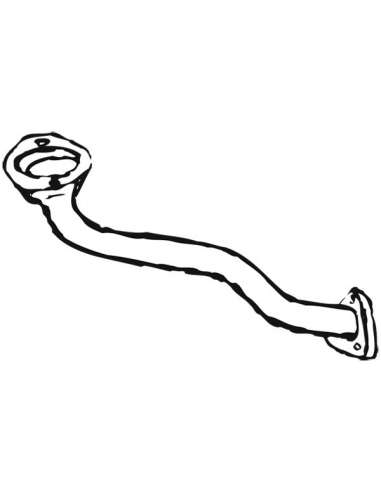 Tubo de escape Walker 15867 - VW Golf II/Passat III/SEAT To