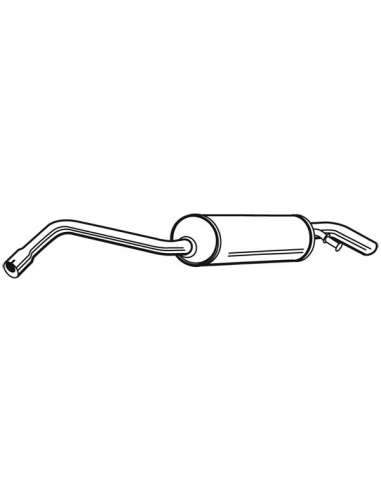 Silenciador posterior Walker 16116 - FORD Escort 1.4 / 1.6 09/90-