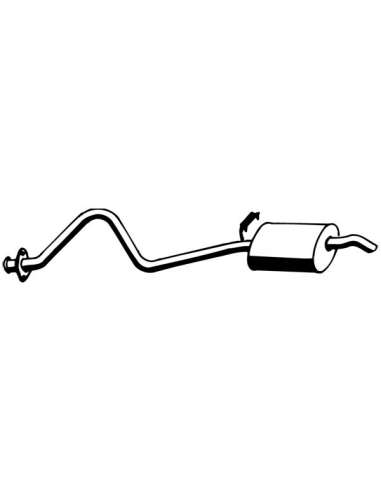 Silenciador posterior Walker 16217 - ROVER Discovery 2.5 Turbo D 1