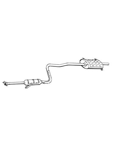Silenciador posterior Walker 16666 - SUZUKI Swift 1.0/1.3 3/89- RS