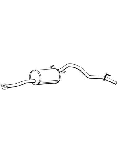 Silenciador posterior Walker 16764 - TOYOTA HiLux 2.4 Diesel 8/88-