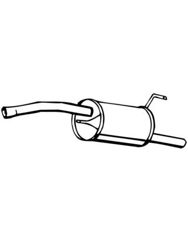Silenciador posterior Walker 16790 - TOYOTA Starlet 1.0/1.3 Kat 12