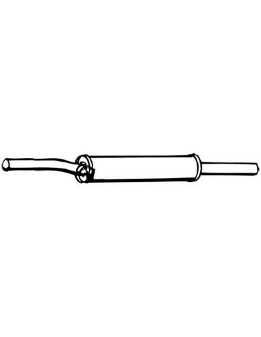 Silenciador posterior Walker 17033 - VW Polo 1.0 10/90-09/94 IS