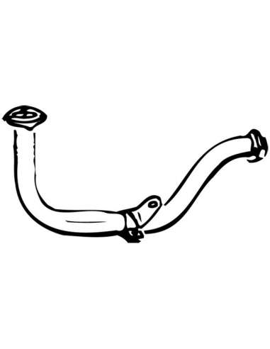 Tubo de escape Walker 17176 - PEUGEOT 205 1.4/309 1.4 7/91-