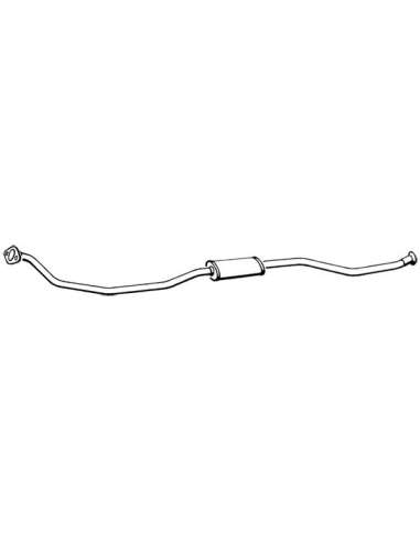 silenciador del medio Walker 17371 - CITROEN ZX 1.8 D/1.9 D 9/91-