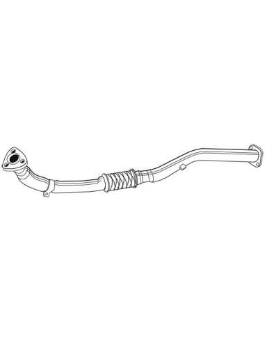 Tubo de escape Walker 17646 - FORD Maverick Nissan Terrano