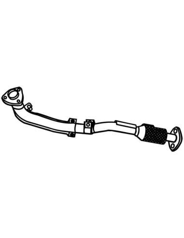 Tubo de escape Walker 18645 - NISSAN Patrol 2.8 TD 85Kw 2/4