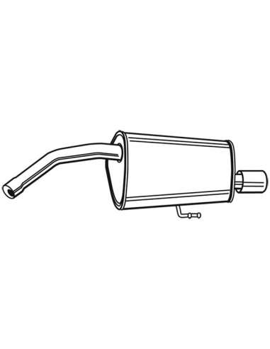 Silenciador posterior Walker 22122 - ALFA ROMEO 156 2.5 11/97- RS