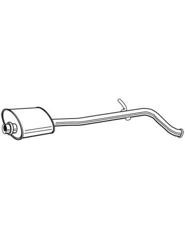 silenciador del medio Walker 22226 - PEUGEOT 406 3.0i 24v 8/95-05/