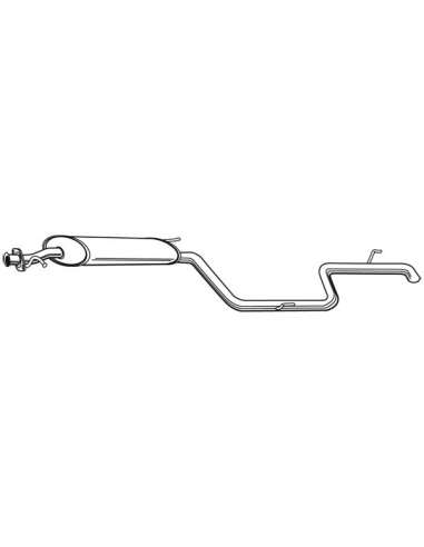Silenciador posterior Walker 22231 - MC Vito/Van/Bus 108D 2.3D 11/