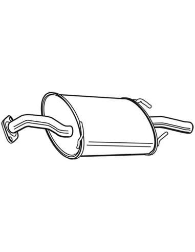 Silenciador posterior Walker 22396 - NISSAN Primera 1.8i WGN 01/02