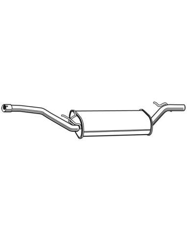 Silenciador posterior Walker 23211 - FORD FOCUS II / C-MAX