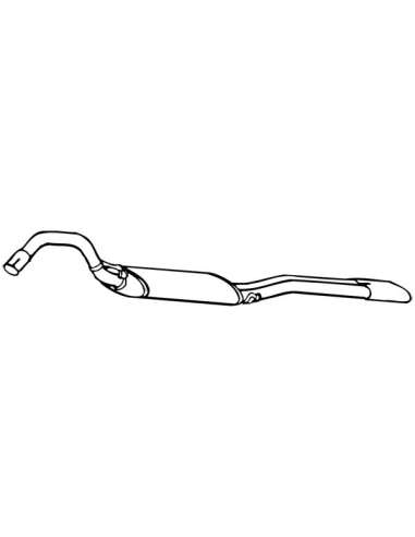 Silenciador posterior Walker 70529 - SEAT Toledo 1,8