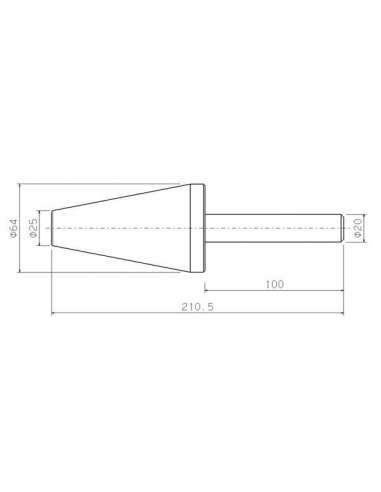 Tubo de escape Walker 82076 - Pipe-End Shaper