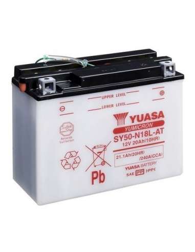 Batería de arranque Yuasa SY50-N18L-AT - BATERIA MOTO  YUASA YuMicron