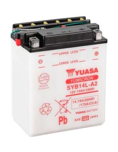 Batería de arranque Yuasa SYB14L-A2 - BATERIA MOTO  YUASA YuMicron