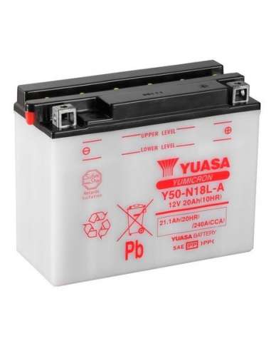 Batería de arranque Yuasa Y50-N18L-A - BATERIA MOTO  YUASA YuMicron