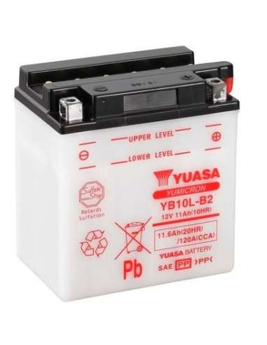 Batería de arranque Yuasa YB10L-B2 - BATERIA MOTO  YUASA YuMicron