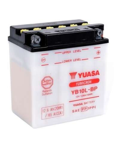 Batería de arranque Yuasa YB10L-BP - BATERIA MOTO  YUASA YuMicron