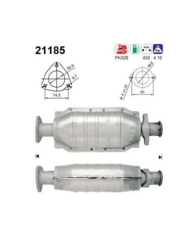 Catalizador As 21185 - OPEL ASTRA 1.4I 4Y5 P.