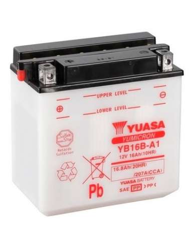 Batería de arranque Yuasa YB16B-A1 - BATERIA MOTO  YUASA YuMicron