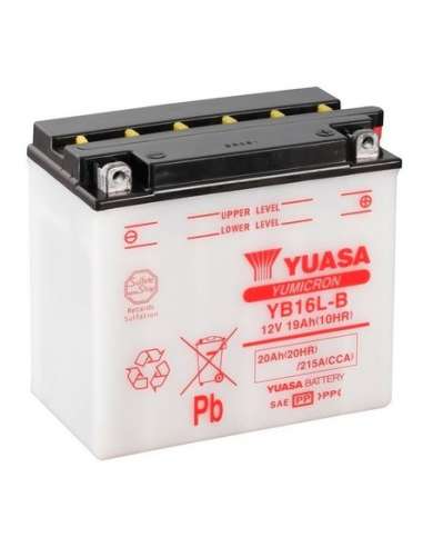 Batería de arranque Yuasa YB16L-B - BATERIA MOTO  YUASA YuMicron