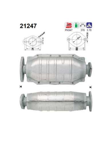 Catalizador As 21247 - OPEL FRONTERA 2.0I CATALIZADO