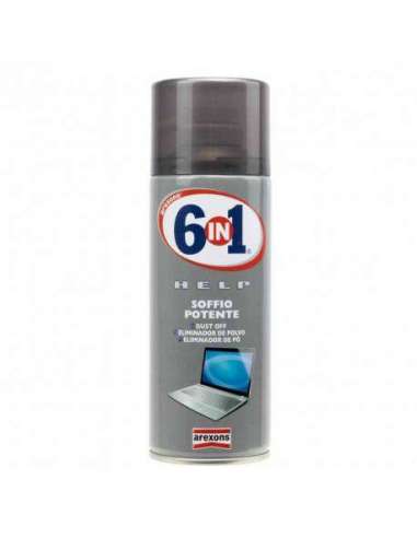 Spray aire comprimido para limpieza 6 en 1 400 ml