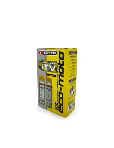 kit PRE ITV Economizer y Eco Moto Ceroil - Ceroil Platinum 100 ml y Ceroil Inyetsol + 100 ml