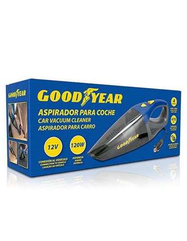 Aspirador para mechero coche Goodyear 12V 90W