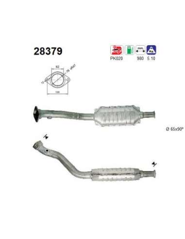 Catalizador As 28379 - PEUGEOT 406 1.8I 10