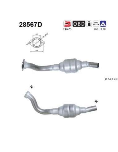 Catalizador As 28567D - EXPERT/SCUDO/JUMPY 2.0JTD 6