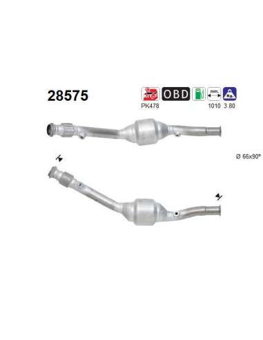 Catalizador As 28575 - PEUGEOT 406 1.8I 16V 12/00-