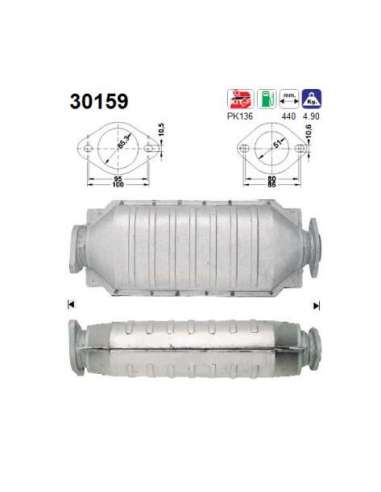 Catalizador As 30159 - RENAULT CLIO 2.0I 16V WILLIAM