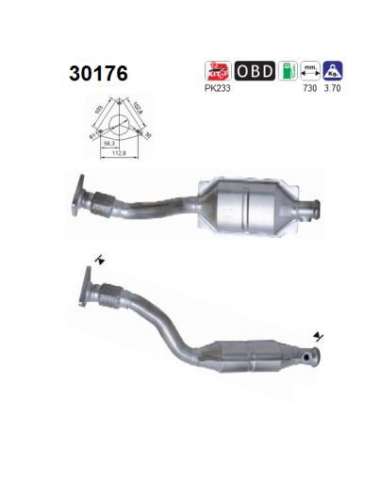 Catalizador As 30176 -  EXTINGUIDA RENAULT CLIO 1.4/1. 6 110CV