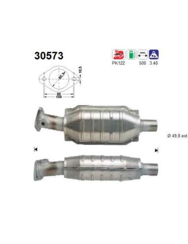 Catalizador As 30573 - RENAULT MEGANE 2.0E-RN/RT 5P