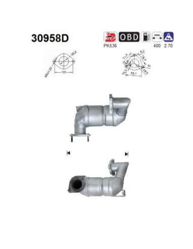 Catalizador As 30958D -  EXTINGUIDA RENAULT LAGUNA 2.2  DCI 150CV