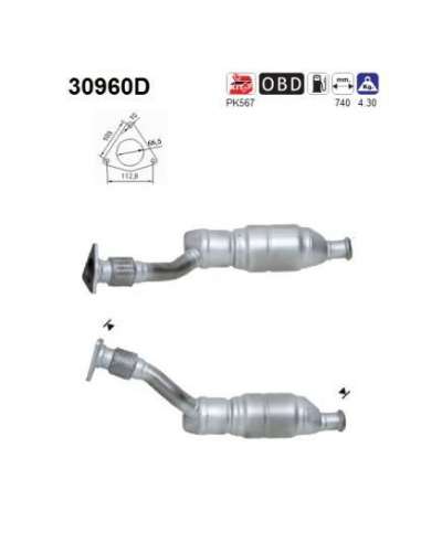 Catalizador As 30960D - RENALT KANGOO 4X4 1.9I 84CV