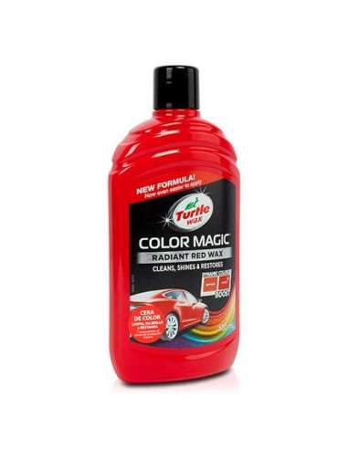 Cera coche color magic rojo Turtle Wax 500 ml