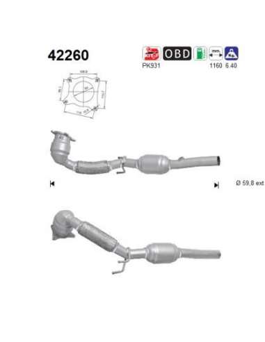 Catalizador As 42260 - AS AUDI A3 1.8TFSI