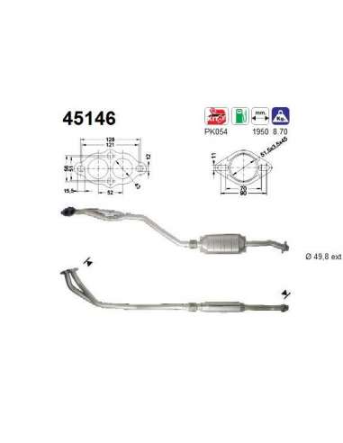 Catalizador As 45146 - BMW 318I