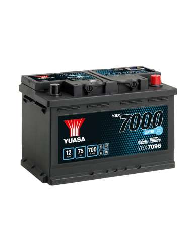 Batería Yuasa YBX7096 - 12V 75Ah EN 700A EFB