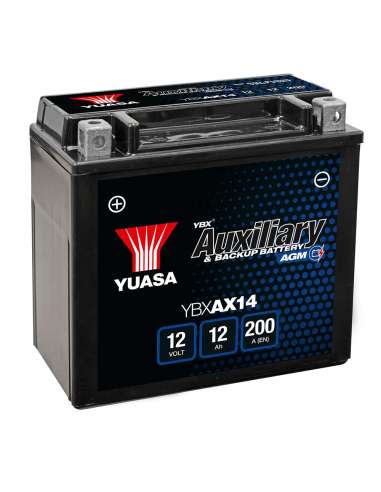 Batería Auxiliar Yuasa YBXAX14 - 12V...