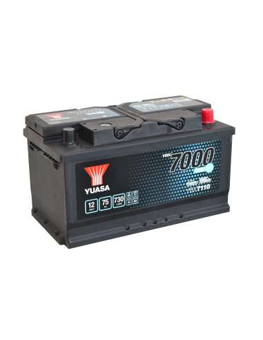 Batería Yuasa YBX7110 - 12V 75Ah EN 730A EFB