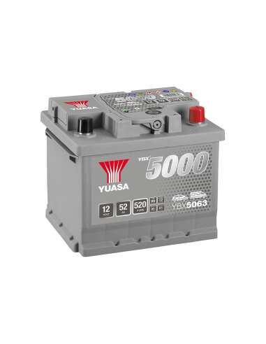 Batería Yuasa YBX5063 - 12V 52Ah EN 520A