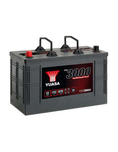 BATERIA  YUASA YBX3664 12V 112Ah EN...